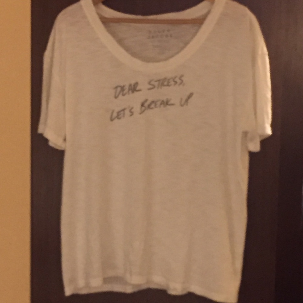 Tyler Jacobs dear stress lets breakup tshirt